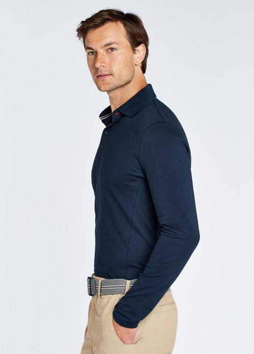 Dubarry Freshford Heren Polo LS Navy 2XL, Watersport en Boten, Watersportkleding, Ophalen of Verzenden