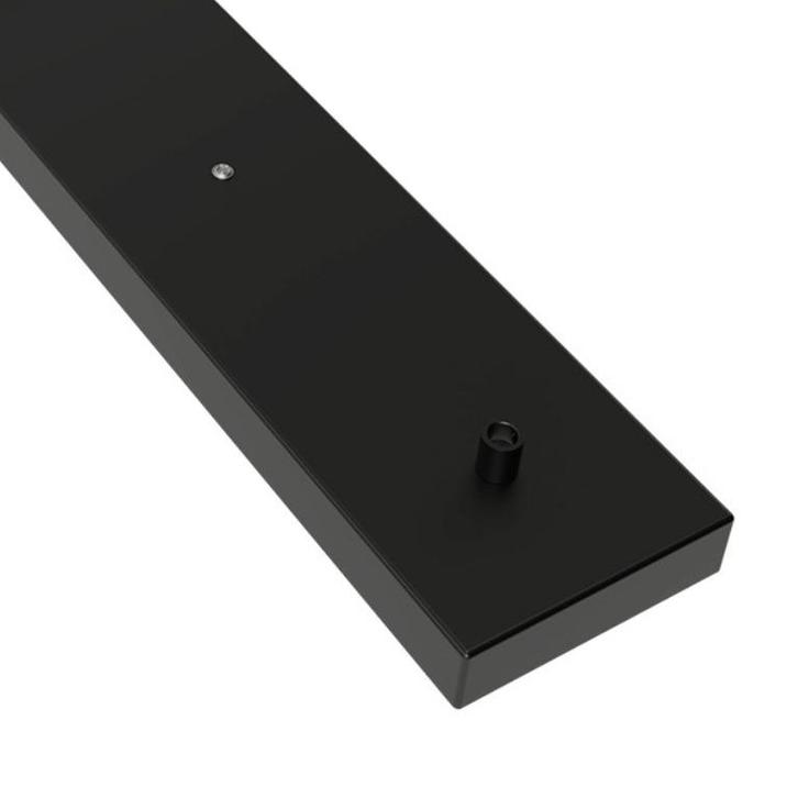 Calex Plafondplaat Mat Zwart 3 Snoeren 70x10 cm, Doe-het-zelf en Verbouw, Elektra en Kabels, Ophalen of Verzenden