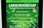 Ruto Grote Weaner rat 60 - 90 gram 4 stuks Diepvries, Dieren en Toebehoren, Reptielen en Amfibieën | Toebehoren, Nieuw, Ophalen of Verzenden