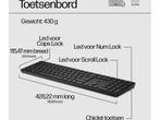 HP 650 - Draadloos Toetsenbord en Muis Combinatie - Qwerty -, Verzenden, Zo goed als nieuw