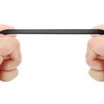 Reekin oplaadkabel USB Type-C 1 Meter (Zwart-Fishing Net), Ophalen of Verzenden, Nieuw