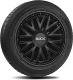Sparco Wieldoppen Roma 13-inch - Zwart - Set van 4 stuks, Ophalen of Verzenden, Zo goed als nieuw