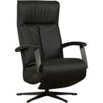 Zwarte relaxfauteuils, Ophalen of Verzenden, Nieuw, Leer