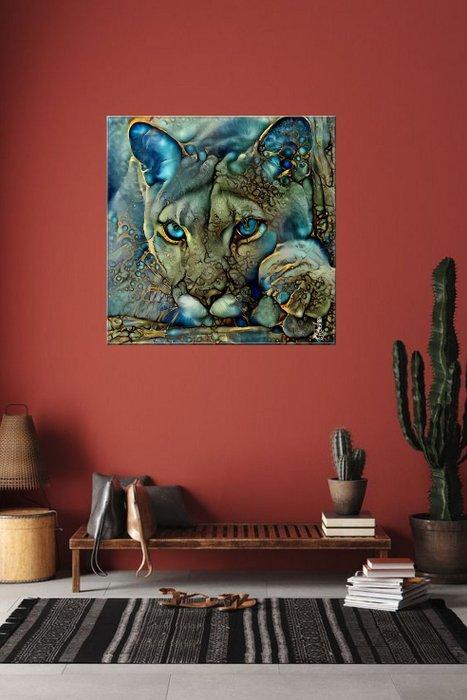 Lea Roche - Puma sand, Antiek en Kunst, Kunst | Schilderijen | Modern