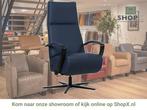 Leren relaxfauteuil Idol - Toledo Kobalt (blauw) - Small, Huis en Inrichting, Fauteuils, Nieuw, Ophalen of Verzenden, 50 tot 75 cm