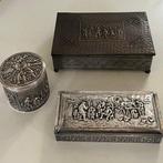 Doos (3) - Verzilverd, Antiek en Kunst, Curiosa en Brocante