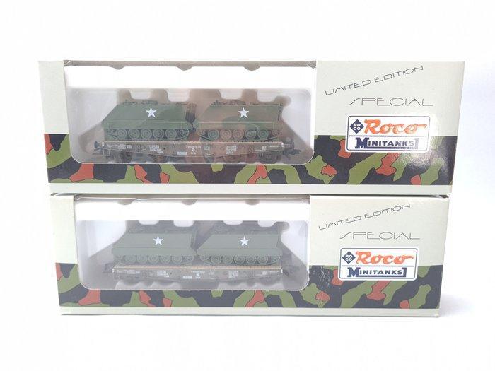 Roco H0 - 830 - Modeltrein goederenwagonset (2) - 2x, Hobby en Vrije tijd, Modeltreinen | H0