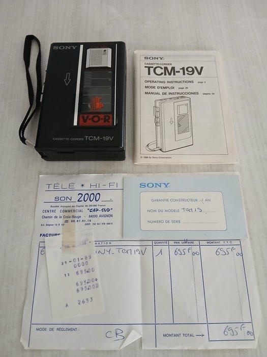 Sony - TCM-19V Walkman, Antiek en Kunst, Antiek | Speelgoed