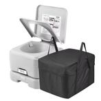 Draagbaar Campingtoilet met Drukspoeling en Lekvrij, Verzenden, Nieuw