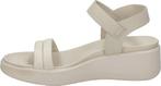 Ecco Flowt Wedge LX sandalen met sleehak beige - Maat 40, Nieuw, Verzenden