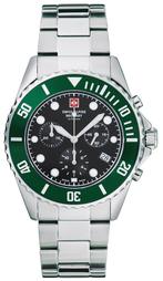 Swiss Alpine Military 7053.9133 Master Diver Chrono horloge, Overige merken, Staal, Staal, Verzenden