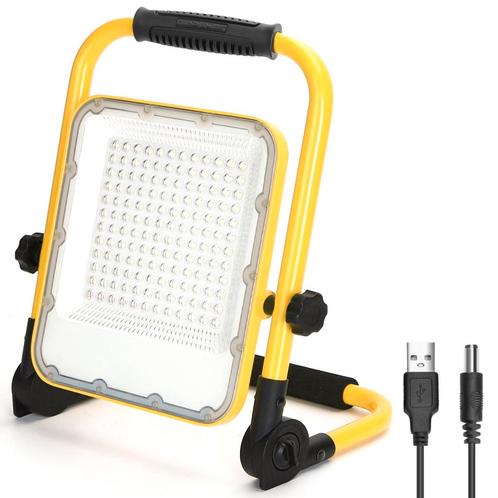 Bouwlamp - werklicht oplaadbaar - USB | LED 100W=250W schijn, Huis en Inrichting, Lampen | Overige, Nieuw, Verzenden