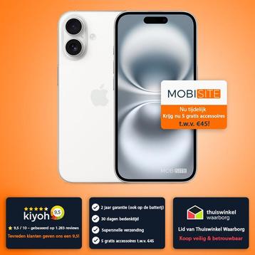 Apple iPhone 16 256 GB / Met 5 gratis accessoires beschikbaar voor biedingen