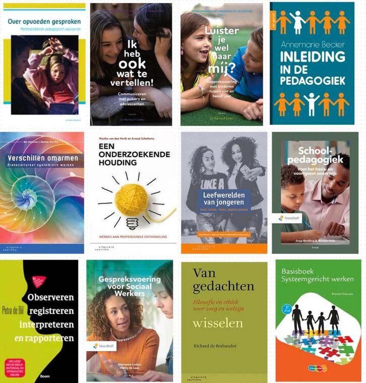 Pedagogiek studieboeken, Boeken, Studieboeken en Cursussen, Zo goed als nieuw, MBO, Verzenden