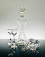 Drankservies (5) - Kristal - Mogelijk Baccarat, Antiek en Kunst, Antiek | Glas en Kristal