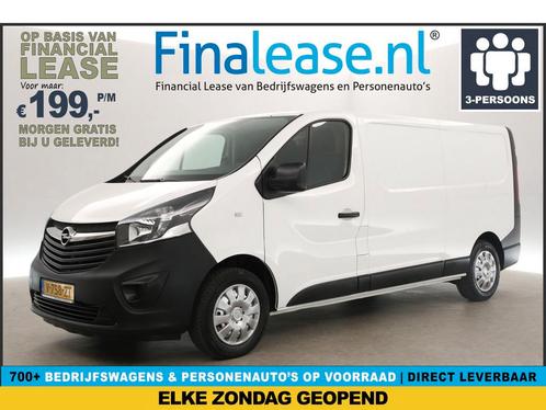 Opel Vivaro 1.6 CDTI L2H1 Airco Cruise Nav 3 Pers PDC €199pm, Auto's, Bestelauto's, Lease, Handgeschakeld, Diesel, Opel, Wit, Verzenden