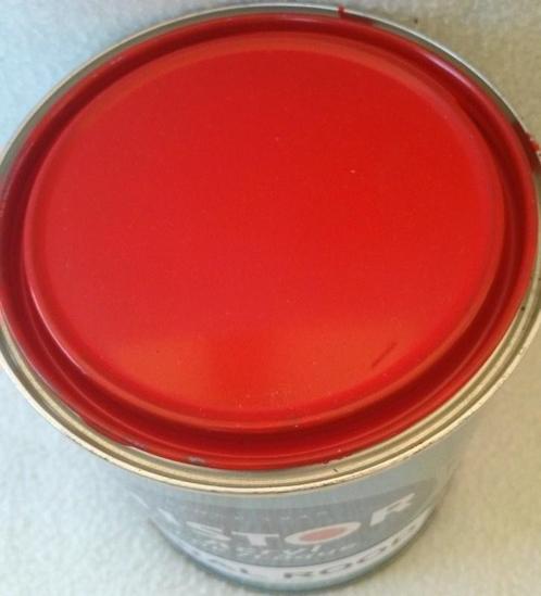 KNAL ROOD - Zijdeglans 1 liter (CARNAVAL - KLEUREN), Doe-het-zelf en Verbouw, Verf, Beits en Lak, Verf, Rood, Nieuw, Minder dan 5 liter