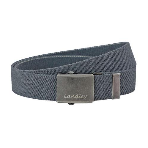 Landley Canvas Riem Schuifgesp Koppelriem - Grijs - 95, Kleding | Heren, Riemen en Ceinturen, Nieuw, Verzenden