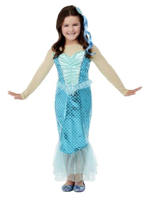 Zeemeermin Kostuum Meisje Blauw, Kleding | Dames, Carnavalskleding en Feestkleding, Nieuw, Ophalen of Verzenden