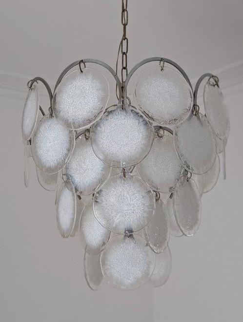 Murano - Kroonluchter - Muranoglas, Antiek en Kunst, Antiek | Lampen