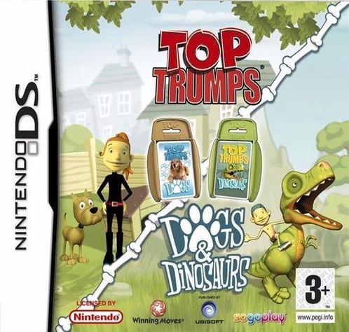 DS Top Trumps: Dogs & Dinosaurs, Spelcomputers en Games, Games | Nintendo DS, Zo goed als nieuw, Verzenden