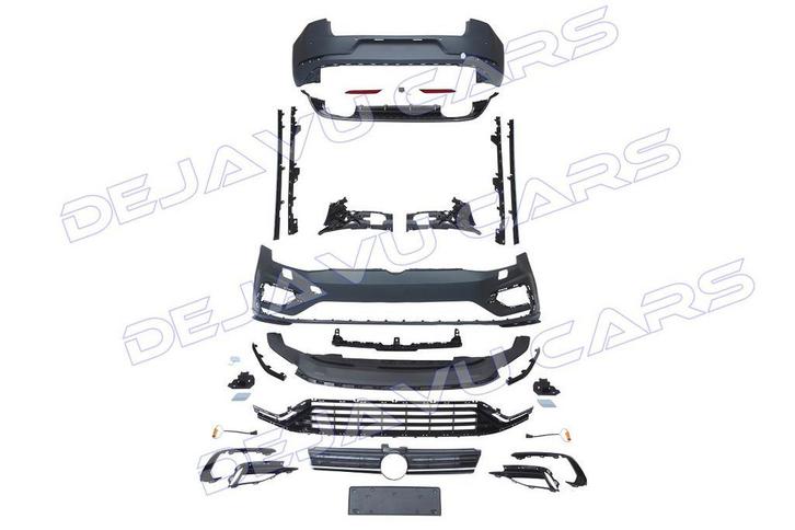Golf 7.5 R Facelift Look Body Kit voor Volkswagen Golf 7, Auto-onderdelen, Carrosserie en Plaatwerk, Voor, Achter, Links, Rechts