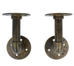 Set plankdragers ijzer brons 150x85 mm, Verzenden, Nieuw