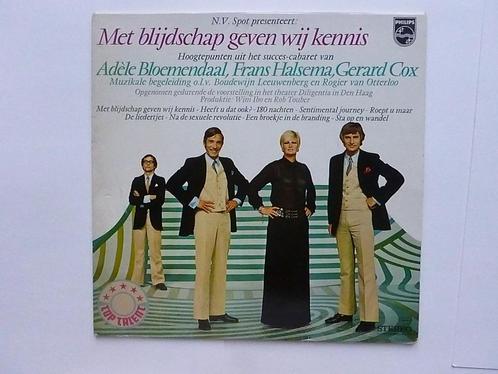 A Bloemendaal, F Halsema, G Cox - Met blijdschap geven wij k, Cd's en Dvd's, Vinyl | Nederlandstalig, Verzenden