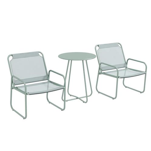 TRUUSK 3-delig Bistro-Set Balkonmeubel-Set Met 1 Tafel En 2, Tuin en Terras, Overige Tuin en Terras, Nieuw, Verzenden