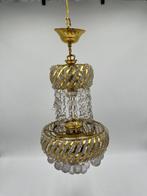 Plafondlamp - Kristal, Metaal, Antiek en Kunst, Antiek | Lampen