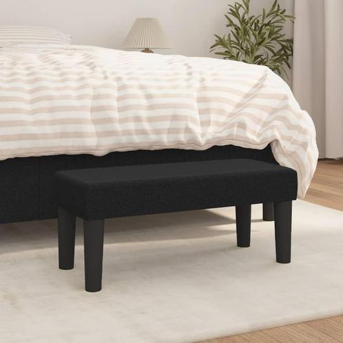 vidaXL Bankje 70x30x30 cm stof zwart, Huis en Inrichting, Banken | Bankstellen, Nieuw, Minder dan 150 cm, Stof, Verzenden