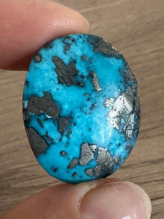 Turquoise Echte edelsteen! Topkleur Neishabour Turquoise, Verzamelen, Mineralen en Fossielen
