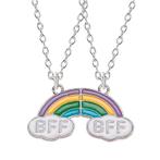 Fako Bijoux® - Vriendschapsketting - BFF - Regenboog -, Verzenden, Nieuw