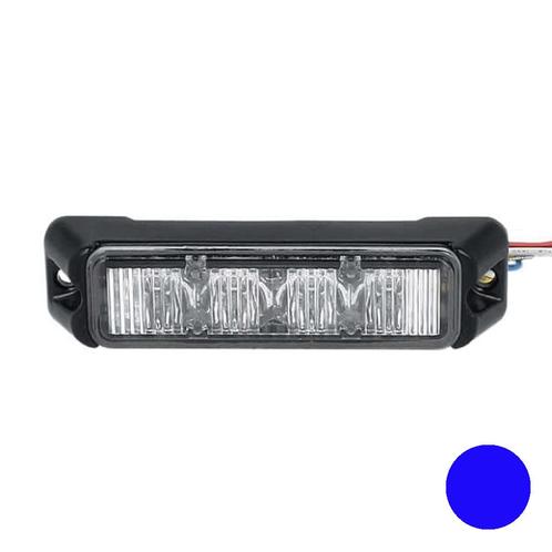Allround signal Slimline 4 LED flitser BLAUW, Auto-onderdelen, Verlichting, Nieuw, Ophalen of Verzenden