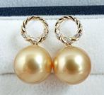 Golden South Sea Pearls, Round, 24K Golden Saturation 13.55,