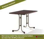 Sieger Boulevard klaptafels staalbuis/Mecalit Pro 70 cm tot, Ophalen of Verzenden, Nieuw, Kunststof