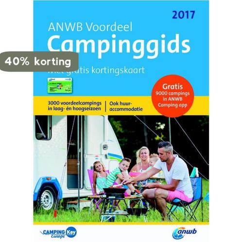 ANWB voordeel campinggids 2017 9789018040543, Boeken, Reisgidsen, Zo goed als nieuw, Verzenden