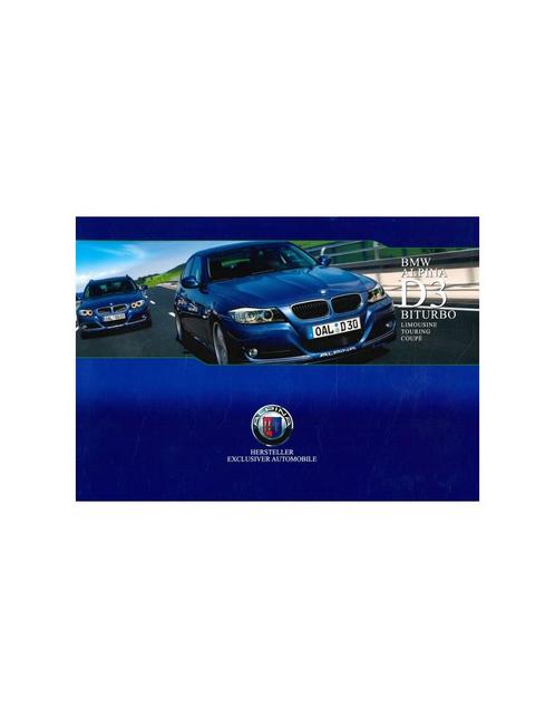 2010 BMW ALPINA D3 BITURBO BROCHURE DUITS, Boeken, Auto's | Folders en Tijdschriften