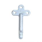 ProPlus Opschroefoog - staal - 125 mm - zilver - 1 stuk, Auto diversen, Aanhangwagen-onderdelen, Ophalen of Verzenden, Nieuw