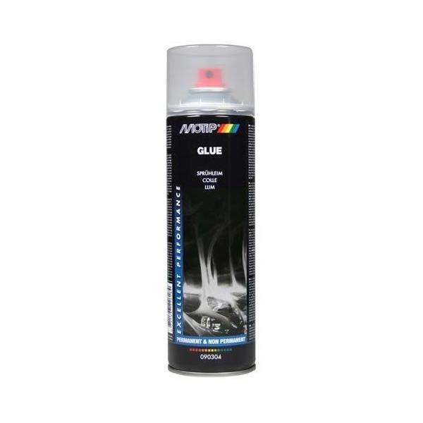 Lijm spray spuitbus 500ml Motip 090304 (PAINT EN NON PAINT), Auto diversen, Autogereedschap, Nieuw, Verzenden