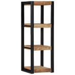 vidaXL Wandschap 35x35x100 cm massief ruw mangohout, Huis en Inrichting, Woonaccessoires | Wandplanken en Boekenplanken, Verzenden