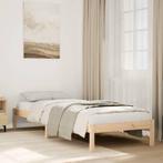 vidaXL Bedframe extra lang zonder matras massief grenenhout, Eenpersoons, Bruin, Verzenden, Nieuw