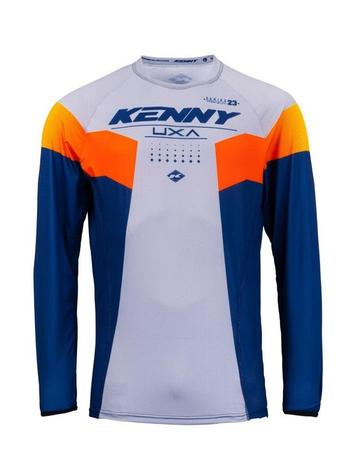Kenny 2023 Titanium Crossshirt Navy / Grijs maat L