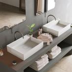Opbouw Waskom Ideavit Solidbliss 50x40x12 cm Solid Surface, Ophalen of Verzenden, Nieuw, Overige typen