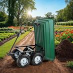 Transportkar Tummi met luchtbanden draagkracht 300kg - groen, Tuin en Terras, Verzenden, Nieuw