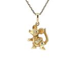 Gouden muis hanger 14 krt, Ophalen of Verzenden, Nieuw