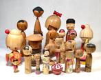 unknown  - Pop mixed Vintage Kokeshi dolls - 1960-1970 -