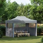 vidaXL Partytent met 3 zijwanden inklapbaar 3x4 m staal, Tuin en Terras, Partytenten, Verzenden, Nieuw, Partytent