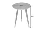 Design bijzettafel ALCAZAR 50cm antiek koper metaal acacia, Huis en Inrichting, Tafels | Sidetables, Ophalen of Verzenden, Nieuw