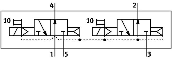 Festo 2x3/2 NO Monostabiele Basisventiel Bouwgrootte 26mm, Doe-het-zelf en Verbouw, Gereedschap | Machine-onderdelen en Toebehoren